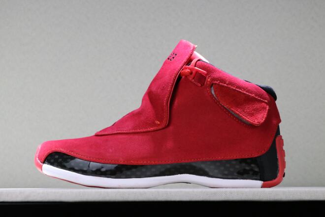 Air Jordan 18 Toro Gym Red Black Shoes